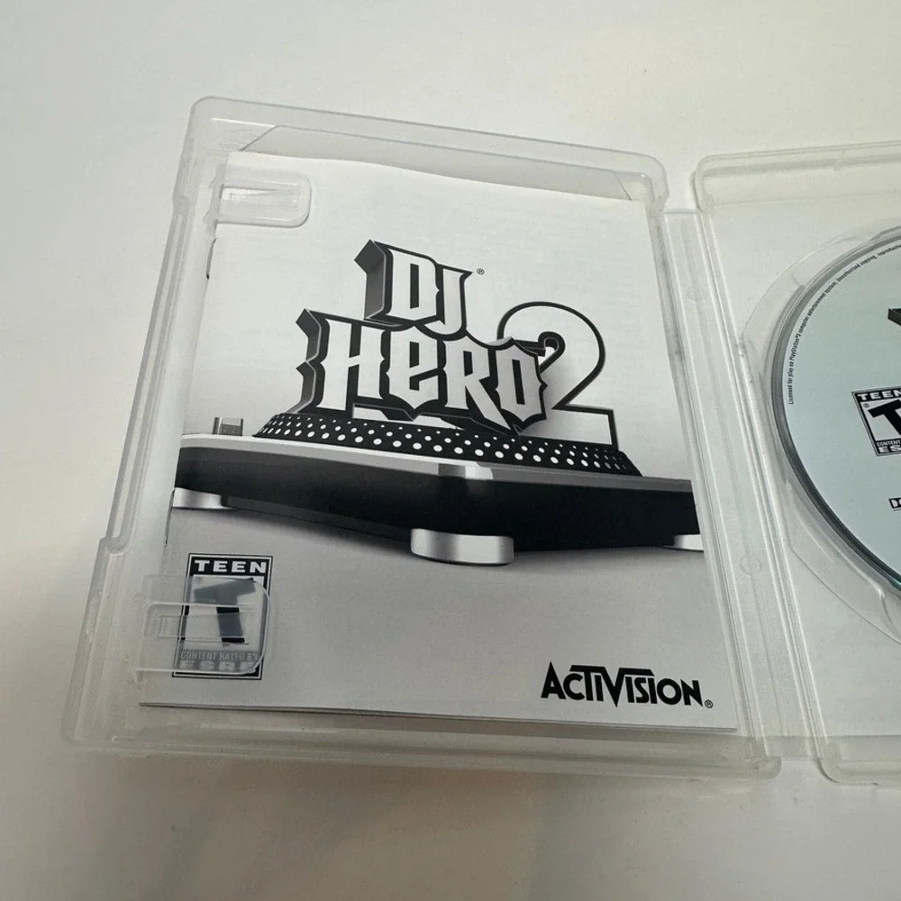 DJ Hero 2 Sony PlayStation 3 PS3 Activision Music Rhythm Game Complete CIB